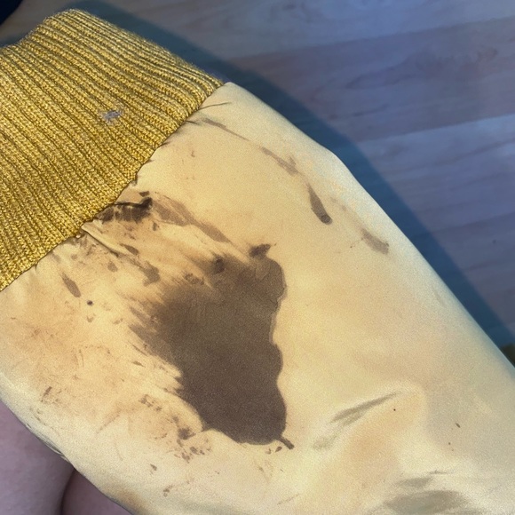 Mustard oversized puffer jacket - Picture 5 of 5